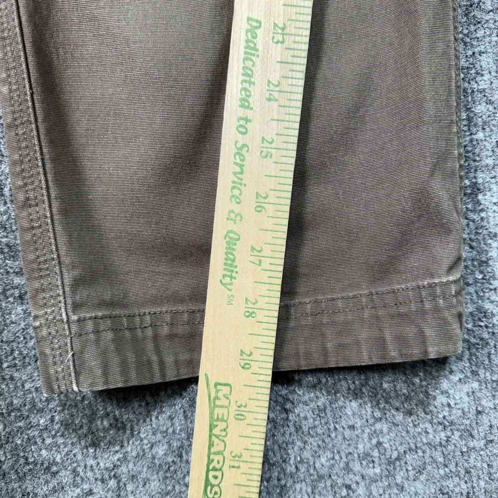 Duluth Trading Flex Fire Hose Carpenter Pants Men 34x30 Brown Wide Work Utility - Picture 8 of 16